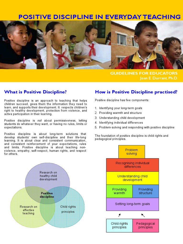 Positive Discipline | PDF | Teachers | Motivation