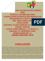 Lo Que Cuentan La Cuentas de Sumar y Restar Autor: Fuenlabrada, I., D. Block, A. Carvajal y P. Martínez (1994)