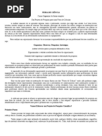 Artigo Feira de Ciência