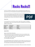Rocks Report