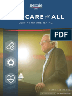 Bernie Sanders' "Medicare For All" Plan