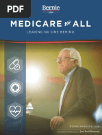 Bernie Sanders' "Medicare for All" plan