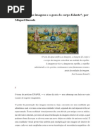 O Império Das Imagens e o Gozo Do Corpo Falante