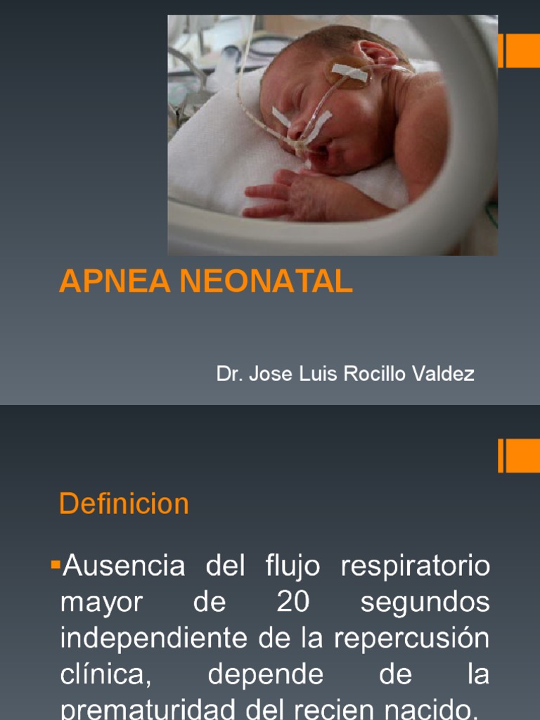 Apnea Neonatal: Causas y Tratamiento | PDF | Apnea | Parto prematuro