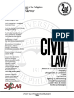 UP Bar Reviewer on Civil Law philippines