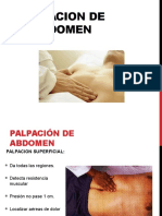 Palpación abdominal guía