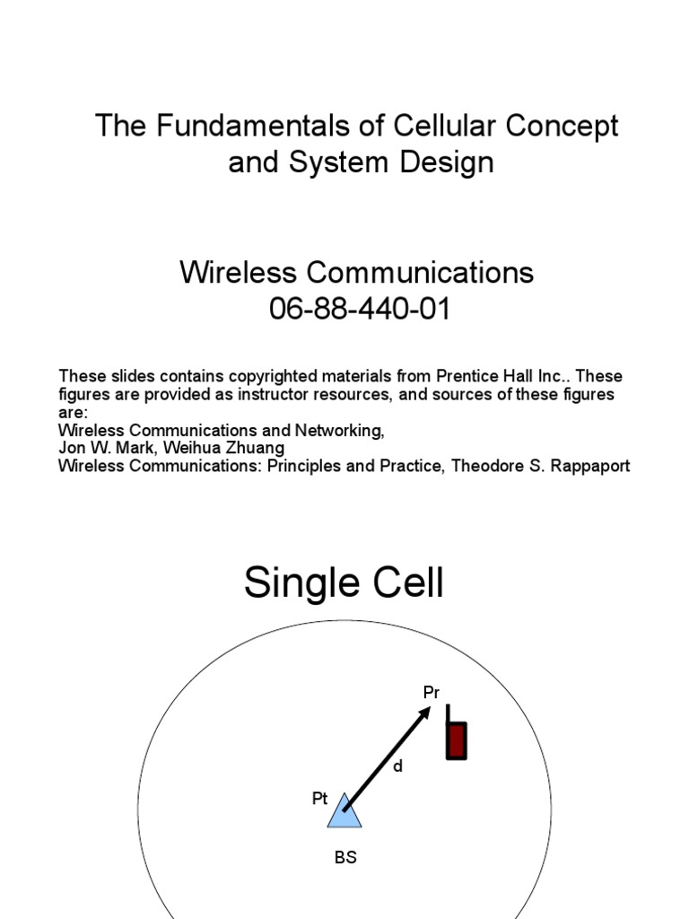 The Fundamentals of Cellular Concept and System Design | PDF | Teaching ...