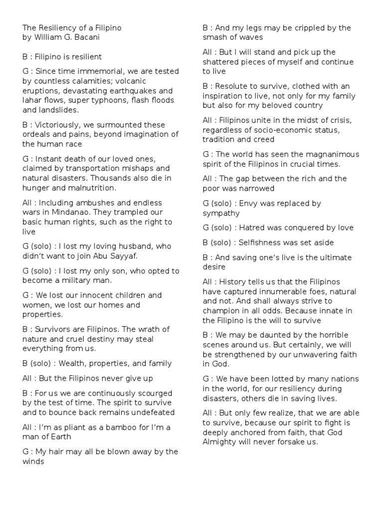 Conventional speech choir image