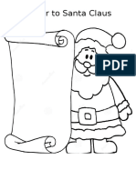 Letter To Santa Claus Drawing