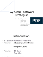 Ray Ozzie, Software Strategist
