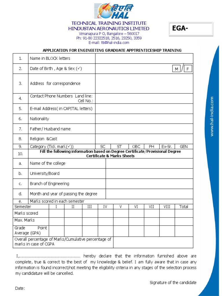 HAL Engineering Graduate Apprenticeship | PDF