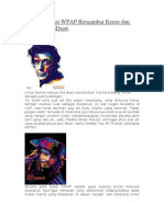 Cara Membuat WPAP Bergambar Keren Dan Tutorial CorelDraw