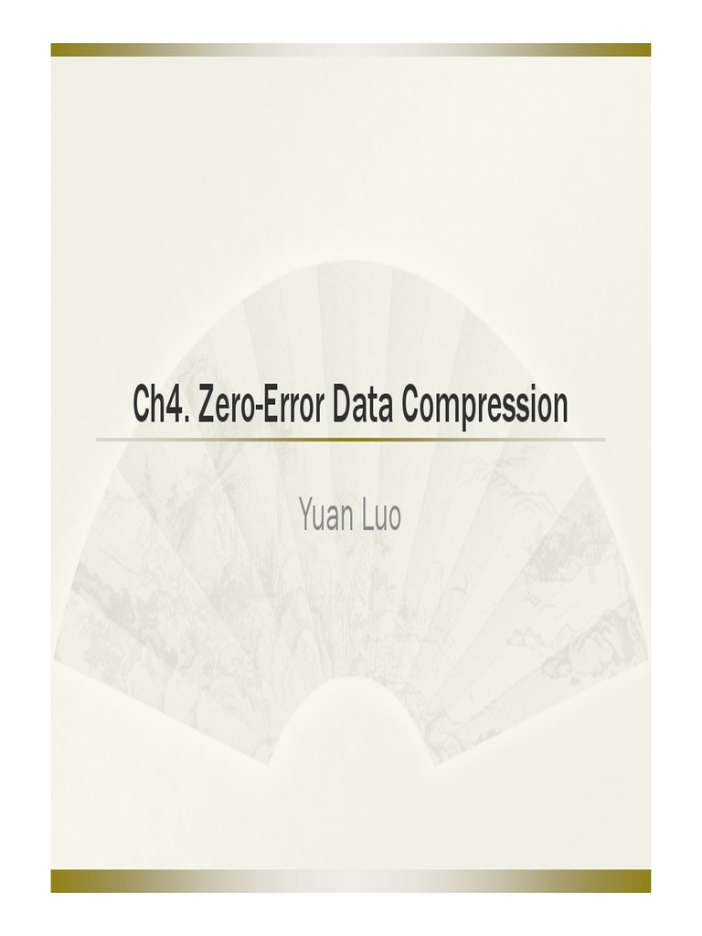 Information Theory Chapter 4 | PDF | Code | Naming Conventions