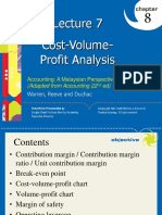 Lecture 7 - CVP Analysis