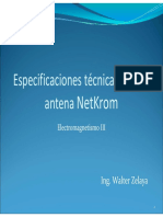 PPT Especificaciones Tecnicas de Una Antena