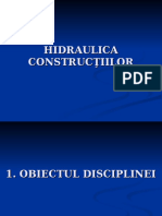 Hidraulica Constructiilor - Curs 1