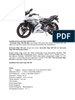 Spesifikasi Kawasaki Ninja 150 RR 2013