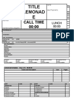 Call Sheet Temp