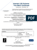 SP5500 EN 45011 System 5 Certificate 20140107