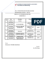 Planificarea Examenelor-Anul II. Sem I. Seria B