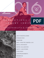 2016 Predictons For The Luxury Industry in Sustainability and Innovation - The Executive Summary