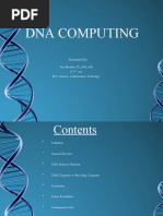 Dna Computing: Presented by