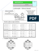 Aprendendo as regras da adição e subtração