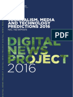 Journalism, media and technology predictions 2016