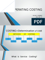 Operating Costing