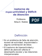 Trastorno de Hiperactividad y Déficit de Atención (Catolica)