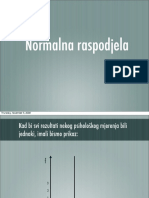 Normalna Raspodjela