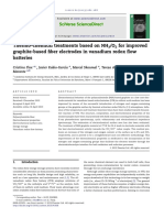 Thermo Chemical Treatments Based On NH3 O2 For Improved Graphite Based Fiber Electrodes in VRFB 2013