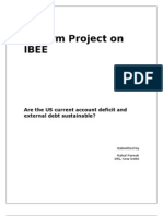 Are the US current account deficit and external debt sustainable?