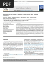 Environmental Performance Indicators: A Study On ISO 14001 Certified Companies