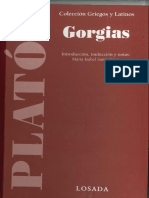 Platon, Gorgias, Ed. Losada PDF