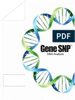 Gene SNP Sample Report