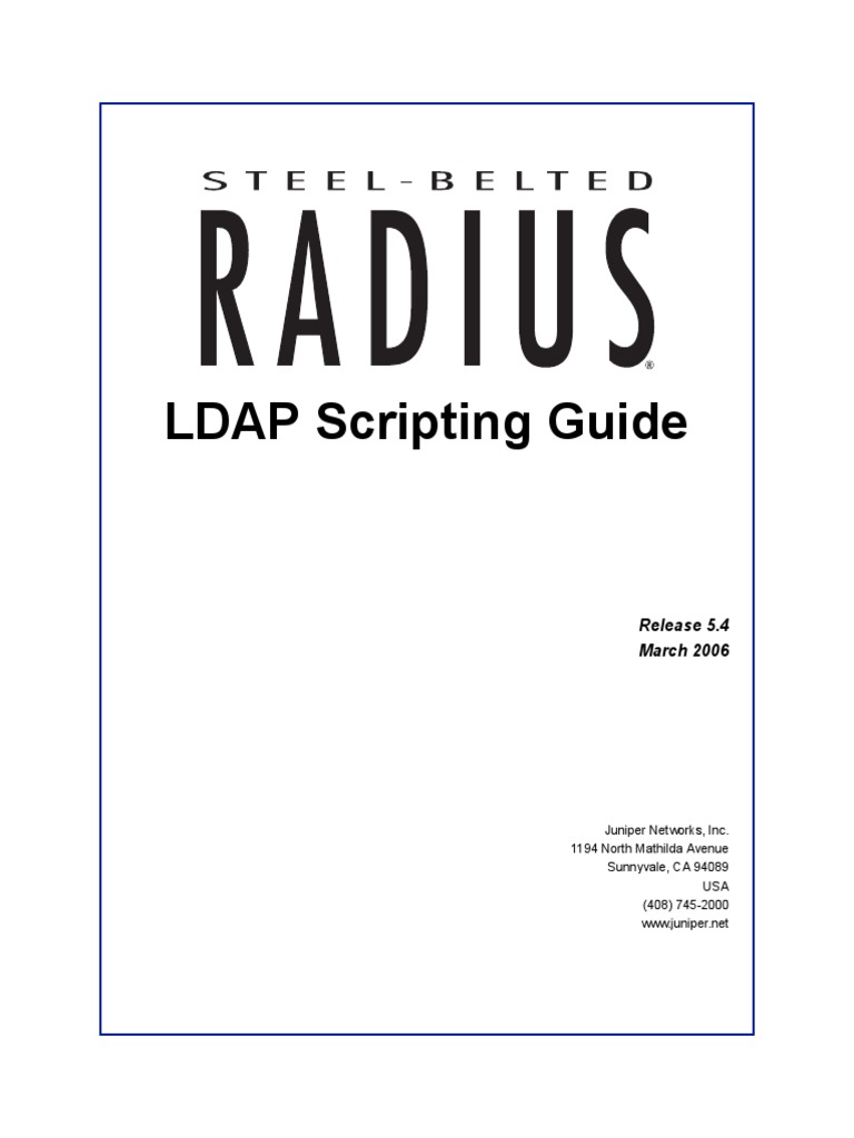 Ldap Scripting | PDF | Radius | Java Script