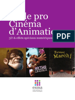 Formation Cinema Animation 3d