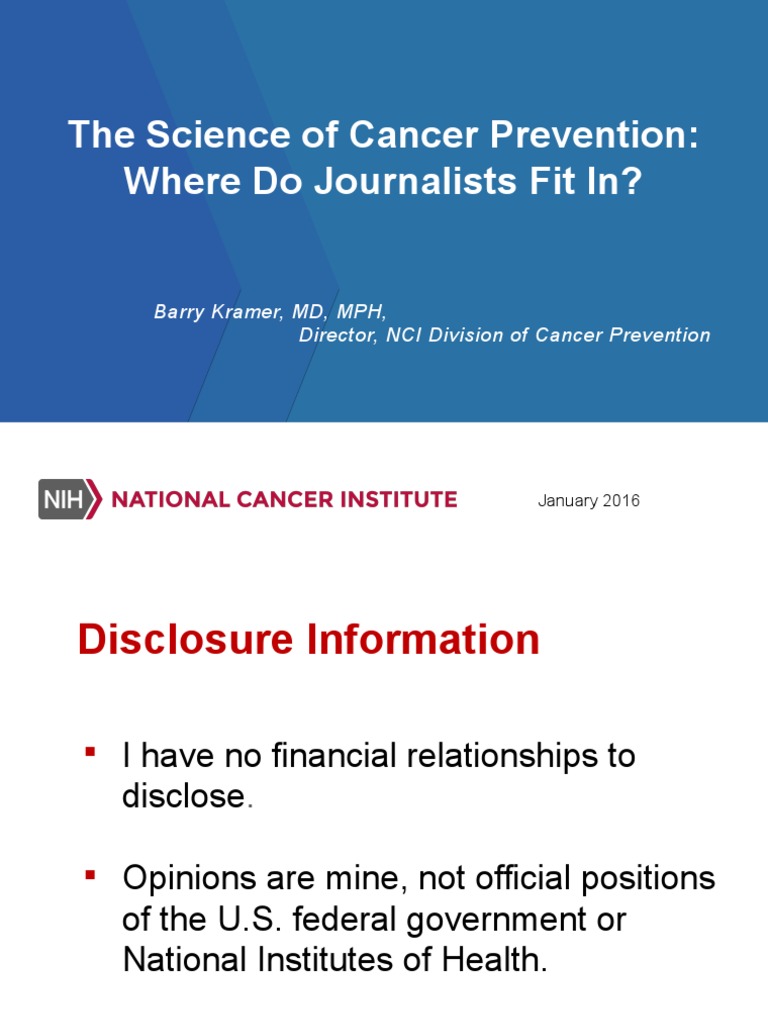 The Science of Cancer Prevention | PDF | Screening (Medicine ...