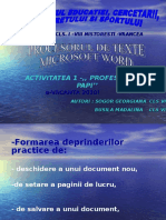 Procesorul de Texte