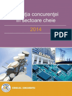 Evolutia Concurentei in Sectoare Cheie 2014