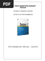 PROGRAMAÇÃO INICIAL - DELPHI