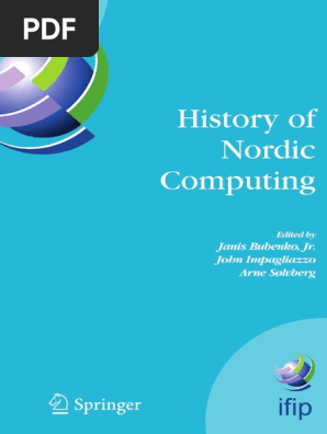 History Of Nordic Computing Nordic Countries Computing