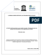 Jones_2006_La Gestión Del Conocimiento Como Modelo Innovador