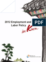 Empleo y políticas laborales en Corea 2012