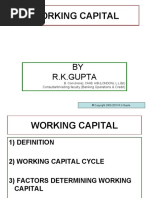 Working Capital: BY R.K.Gupta