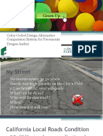Color Coded Alternative Comparison Systems for Pavements