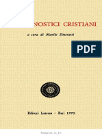 A Cura Di Manlio Simonetti-Testi Gnostici Cristiani-Laterza (1970) PDF