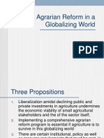 07 Agrarian Reform in a Globalizing World - Prof. Maria Dolores Bernabe