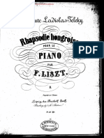 Hungarian Rhapsody No 2 First Edition